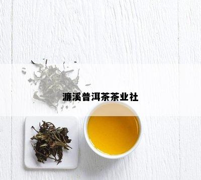 濂溪普洱茶茶业社