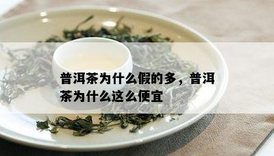 普洱茶为什么假的多，普洱茶为什么这么便宜