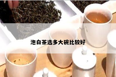 泡白茶选多大碗比较好