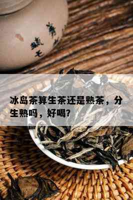 冰岛茶算生茶还是熟茶，分生熟吗，好喝？