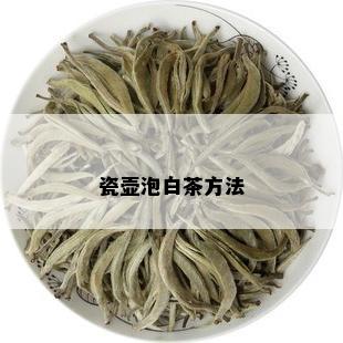 瓷壶泡白茶方法