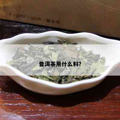 普洱茶用什么料？