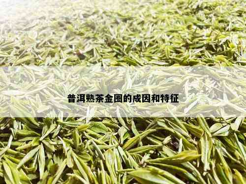 普洱熟茶金圈的成因和特征