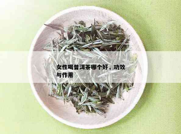 女性喝普洱茶哪个好，功效与作用