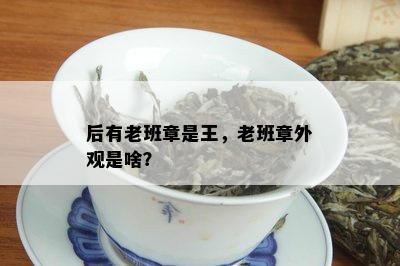 后有老班章是王，老班章外观是啥？