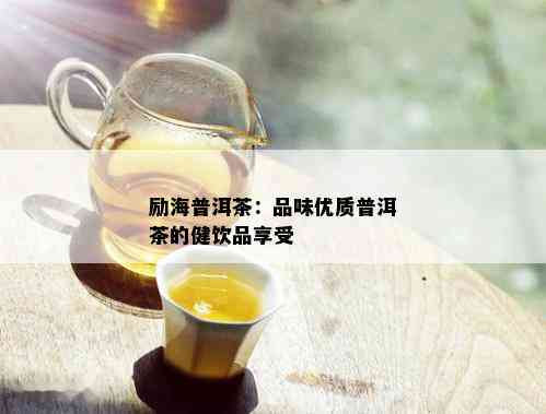 励海普洱茶：品味优质普洱茶的健饮品享受