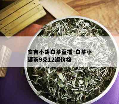 安吉小胡白茶直播-白茶小罐茶9克12罐价格