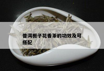 普洱栀子花香茶的功效及可搭配