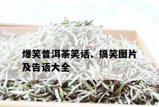 爆笑普洱茶笑话、搞笑图片及告语大全