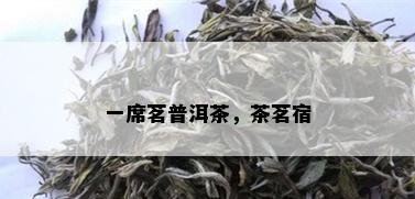 一席茗普洱茶，茶茗宿