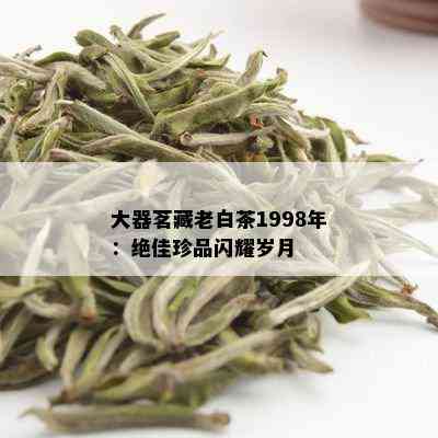 大器茗藏老白茶1998年：绝佳珍品闪耀岁月