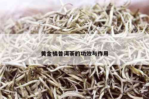 黄金橘普洱茶的功效与作用