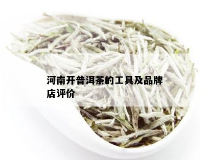 河南开普洱茶的工具及品牌店评价