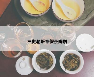 三爬老班章假茶辨别