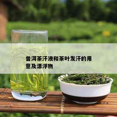 普洱茶汗液和茶叶发汗的用意及漂浮物