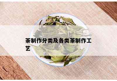 茶制作分类及各类茶制作工艺