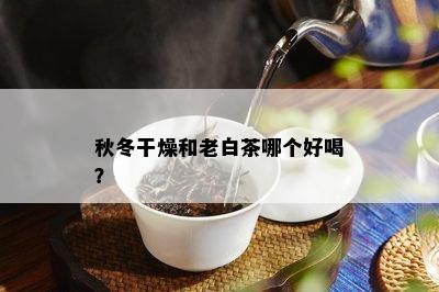 秋冬干燥和老白茶哪个好喝？