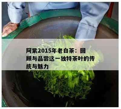 阿紫2015年老白茶：回顾与品尝这一独特茶叶的传统与魅力