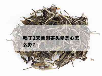 喝了2天普洱茶头晕恶心怎么办？