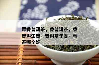 莓香普洱茶，香普洱茶，香普洱生普，普洱茶子香，莓茶哪个好