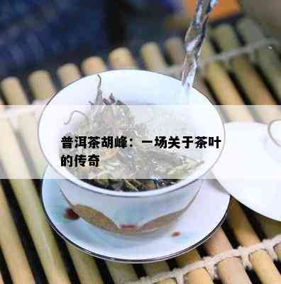 普洱茶胡峰：一场关于茶叶的传奇