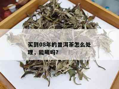 买到08年的普洱茶怎么处理，能喝吗？