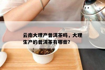 云南大理产普洱茶吗，大理生产的普洱茶有哪些？