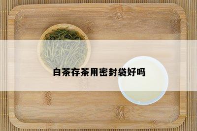 白茶存茶用密封袋好吗