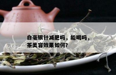 白毫银针减肥吗，能喝吗，茶美容效果如何？