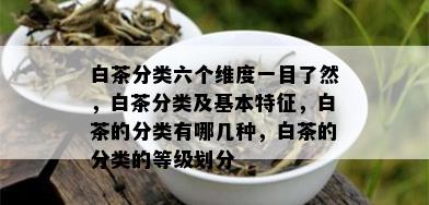 白茶分类六个维度一目了然，白茶分类及基本特征，白茶的分类有哪几种，白茶的分类的等级划分