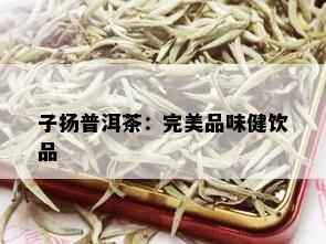 子扬普洱茶：完美品味健饮品