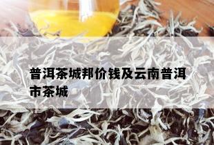 普洱茶城邦价钱及云南普洱市茶城