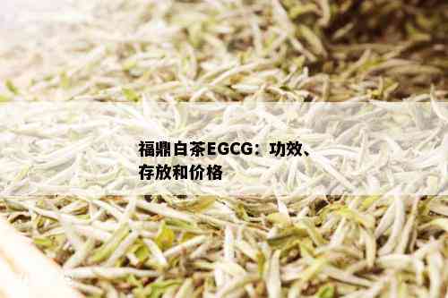 福鼎白茶EGCG：功效、存放和价格