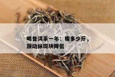 喝普洱茶一年：瘦多少斤，颈动脉斑块降低