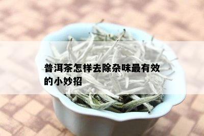 普洱茶怎样去除杂味最有效的小妙招