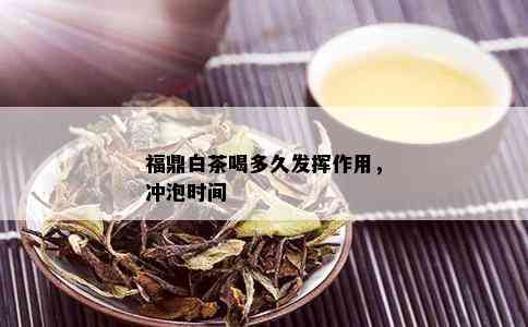 福鼎白茶喝多久发挥作用，冲泡时间