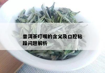 普洱茶叮嘴的含义及口腔粘躁问题解析