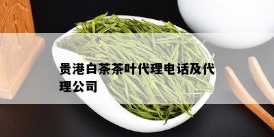 贵港白茶茶叶代理电话及代理公司