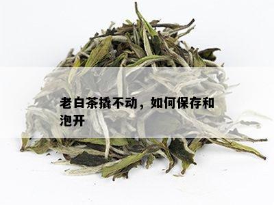 老白茶撬不动，如何保存和泡开