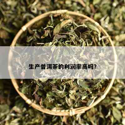 生产普洱茶的利润率高吗？