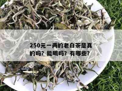 250元一两的老白茶是真的吗？能喝吗？有哪些？