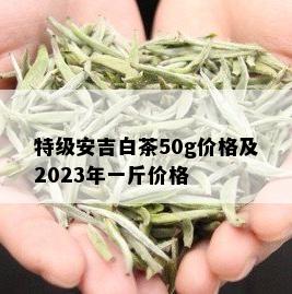 特级安吉白茶50g价格及2023年一斤价格