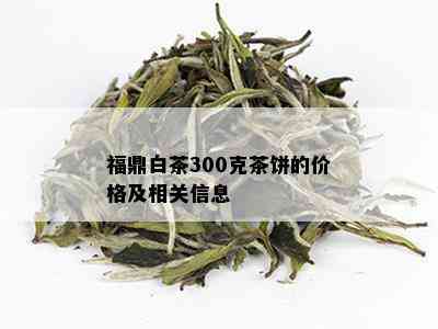 福鼎白茶300克茶饼的价格及相关信息