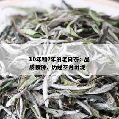 10年和7年的老白茶：品质独特，历经岁月沉淀