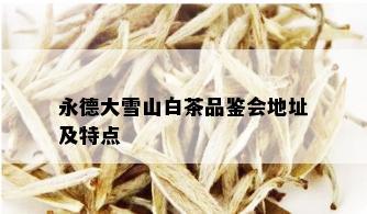 永德大雪山白茶品鉴会地址及特点