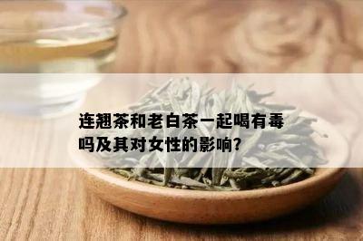 连翘茶和老白茶一起喝有吗及其对女性的影响？