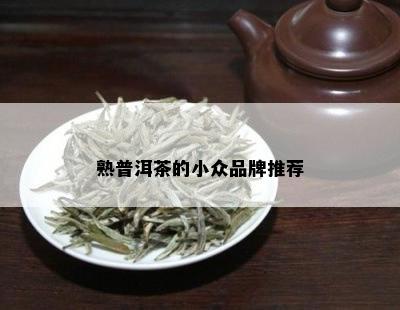 熟普洱茶的小众品牌推荐