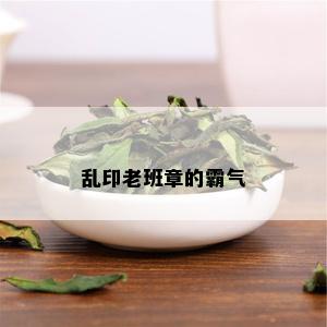 乱印老班章的霸气