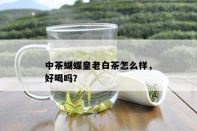 中茶蝴蝶皇老白茶怎么样，好喝吗？