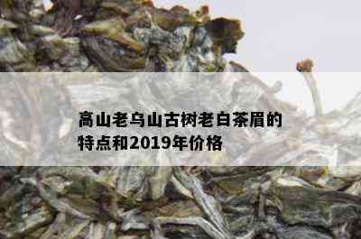 高山老乌山古树老白茶眉的特点和2019年价格